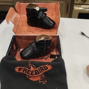 Freebird Black Baby Walker Shoes